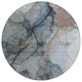 thumbnail image 2 of Addison Rugs Chantille Indoor/Outdoor Transitional Abstract Blue Machine Washable Round Rug, 8' x 8', 2 of 7