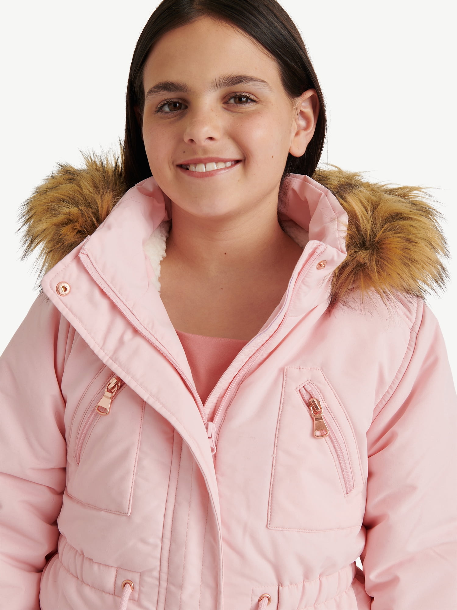 Justice Girl's Canvas Parka, Sizes XS - XL