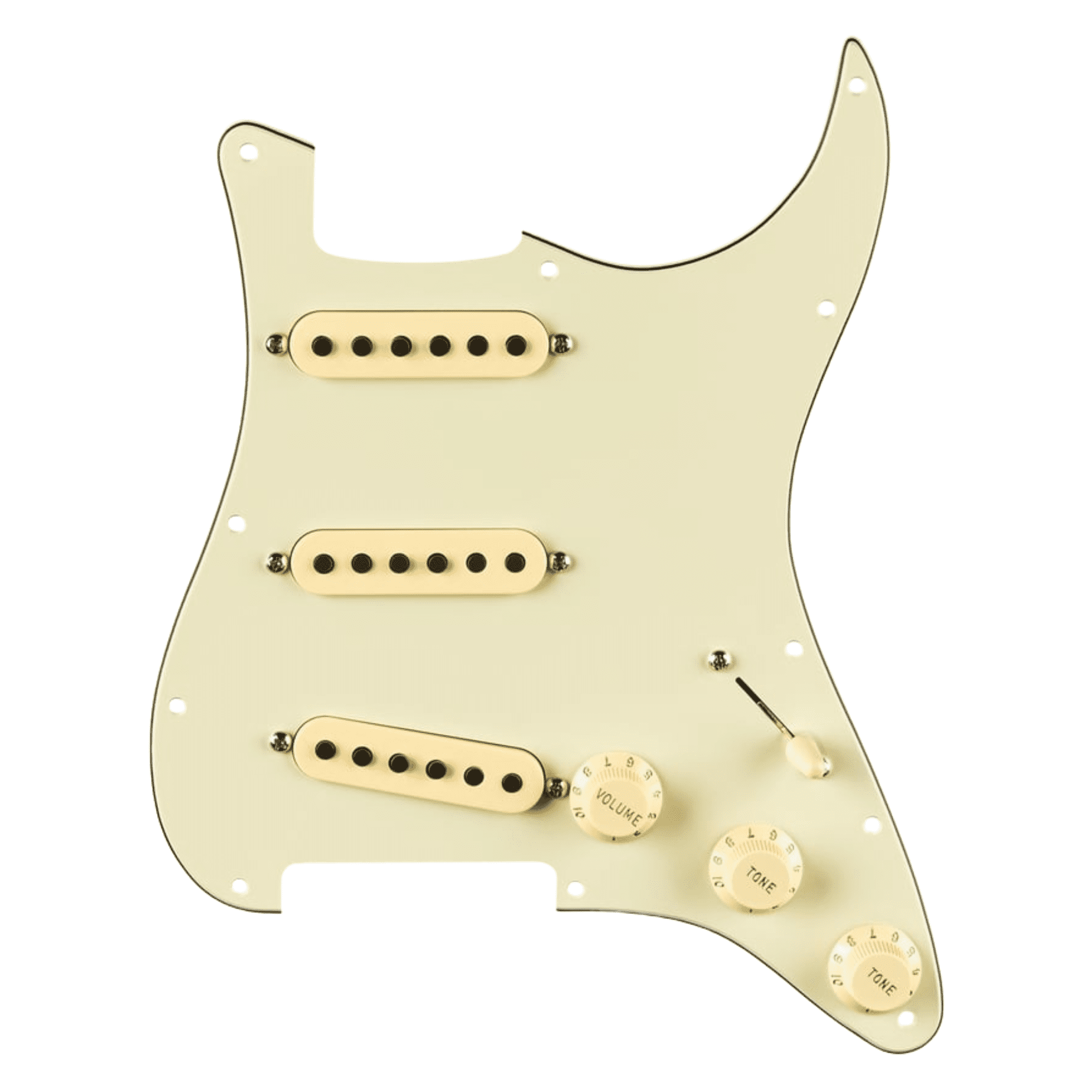 Fender Eric Johnson Signature Pre-Wired Strat Pickguard, 11-Hole, Mint Green