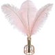 thumbnail image 1 of XmhyTop 12 plumas de avestruz rosas naturales a granel de 16 a 18 pulgadas, 40 a 45 cm, para centros de mesa de bodas, fiestas, Pascuas, Gatsby y decoración del hogar, plumas de avestruz, 1 of 5