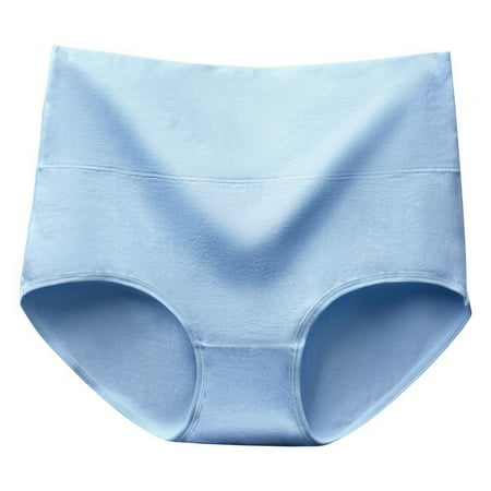 

Women Panties High Waist Belly Panties Cotton Seamless Briefs Buttock Underpants Lady Solid Color Slim Briefs