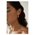 thumbnail image 3 of Aretes Xtellar Pendientes O Dorados Con Brillantes, 3 of 4