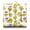 Hen and, variant on 24" Hedgehog Forest Floral Print Thick Meditation Cushion - Soft Square Floor Pillow for Adults with Artistic Design