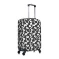 thumbnail image 3 of Fotbe Tulips Flowers Luggage Cover Protector,Suitcase Protector,Scratch and Dirt Resistant,Fits 18-32 Inch Luggage-Large, 3 of 9