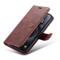 thumbnail image 5 of for iPhone 16 Plus Case, PU Leather Detachable Vintage Wallet Flip Magnetic Clousure Drop Protective Slim Phone Case Cover for iPhone 16 Plus with Card Holder - Red, 5 of 7