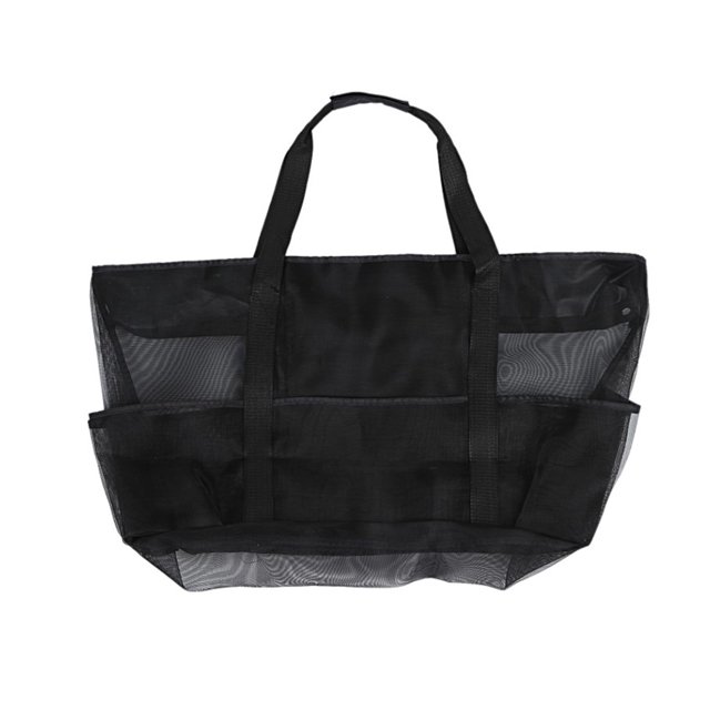 Bolsas de playa de gran capacidad, bolsa de almacenamiento portátil para exteriores con bolsillos, zapatillas de baño, juguetes, toallas, bolsa reutilizable lavable Inevent OD020686-00
