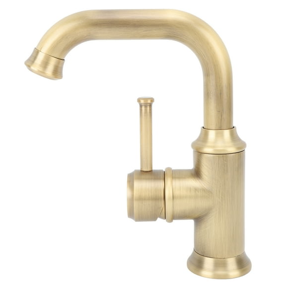 G1/2 Vintage Faucet, European Antique Style Full Brass Faucet, Basin Vanity Lavatory Utility For Sink, Adjustable Centerset Bathroom Sink Faucet, Suitble For Toilet, Kitchen