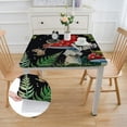 thumbnail image 2 of WYYP Mushroom Snail Bird Square Fitted Table Cloths 100% Polyester Fiber 46*46, 2 of 8
