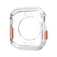 thumbnail image 2 of Rugged Case Compatible with Apple Watch Case Series 9/8/7 45mm Series 6/SE/5/4 44mm, Soft TPU Shockproof Bumper Drop Proof Protective Cover for iWatch 44mm 45mm,Clear, 2 of 7