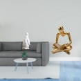 thumbnail image 2 of Pingüino Pensador, Figura De Resina, Escultura Abstracta, Adorno Decorativo Coleccionable Para Sala De Estar, Mesa, Dormitorio, Oficina, 2 of 8