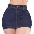 thumbnail image 1 of Falda Mujer Dama Corta Mezclilla Premium Importación, 1 of 8