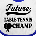thumbnail image 4 of Inktastic Table Tennis Future Champ Boys or Girls Baby Bib, 4 of 4