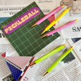 thumbnail image 3 of wqlpp-5 Pcs Pickleball Theme Pen Set - Novelty Writing Instruments for Pickle Ball Players, Medium Nib 1.0mm, Black Ink, 3 of 4