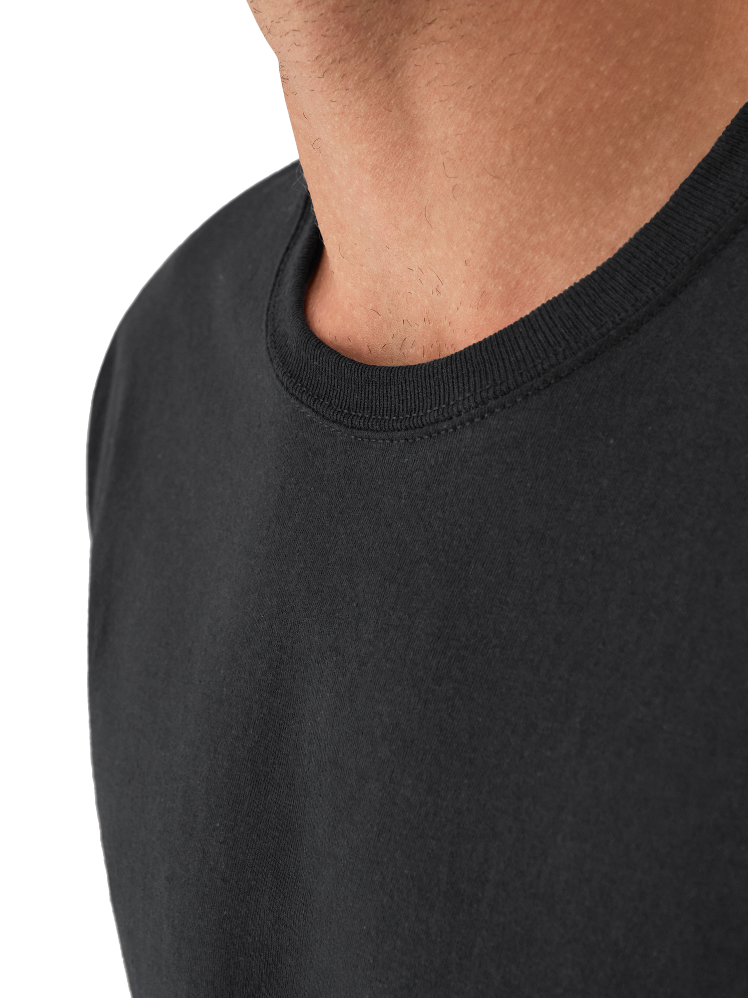 Hanes Men's Crew Neck T-Shirt, 6-Pack photo 6