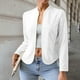 thumbnail image 4 of Chaquetas y abrigos casuales sin capucha de manga larga para mujer, blazers, chaquetas de traje, tops con empalme de encaje, blazer corto, abrigos lisos de manga larga, blusa para mujer, 4 of 9