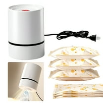 ZEPARO Mini Vacuum Sealer Machine Space Saver Travel Vacuum Bag Suction Pump Universal Clothes Storage Bag Electric Air Pump for Clothes Food Organizer