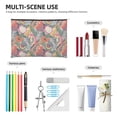 thumbnail image 3 of Rocae Tropical Fruit for Cosmetic Bags for Women Paper Reusable Cosmetic Bag Travel Toiletry Organizer Capacity Multipurpose Zipper Pouch, 3 of 8
