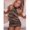 Multicolor, variant on Multicolor X GloRilla High Neck Backless Ruffle Mini Bodycon Dress Club