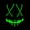 Green, variant on BadPiggies Halloween Glow Mask LED Light Up Scary Masks The Purge Movie Festival Costume Luminous with Batteries (Yellow)