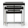 thumbnail image 5 of Carmela Set of 3 Nesting Tables - Glossy Charcoal Sand, 5 of 7