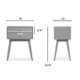 thumbnail image 5 of Elle Decor Rory Two Drawer Side Table, Gray, 5 of 8