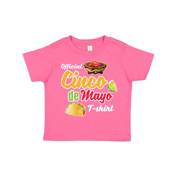 Inktastic Cinco De Mayo Official Tshirt Funny Pun with Taco Salso and Lime Boys or Girls Toddler T-Shirt