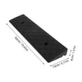 thumbnail image 2 of Shisuyan Curb Ramp Plastic Threshold Ramp Heavy Duty Loading Ramp Slopes Motorcycle Pad For Driveway Loading Docks Sidewalk Car Trucks Scooter, 2 of 8