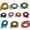 Mixed Colors (100 GMs), variant on Aumni Crafts Zardosi Flexible Smooth 1mm French Bullion Wires [10 Colors X 0.35 OZ, Total 3.5 OZ / 100 Grams] Spring Dabka Copper Metallic Thread for Embroidery and Jewelry Making
