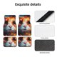 thumbnail image 4 of Balery Oil Painting Colorful Hamster Juego de 4 Alfombrillas para Auto, Revestimientos de Caucho Resistente, Diseño Antideslizante, 4 of 7