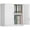 White, variant on Marcree Metal Wall Cabinet,Garage Cabinet with Handle,Lockable Storage Cabinets Wall Mounted with 2 Doors,Locking Cabinet with Shelves for Basement,Office,Living Home, White