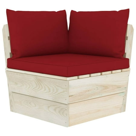 

ametoys Pallet Sofa Cushions 3 pcs Red Fabric