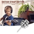 thumbnail image 4 of Guitar Strap Button Lock Skidproof Acoustic Electric Bass Strap (Silver), 4 of 5
