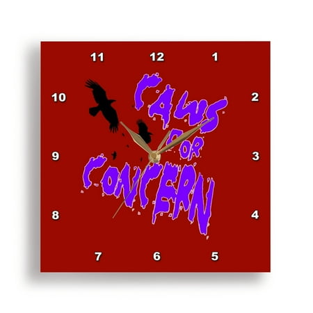 3dRose, Shakespeares Grave Robbers Epitaph And Curse For Halloween, 13x13 Wall Clock