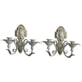 thumbnail image 4 of 2 Set Retro Hanging Candelabra Party Decoration Wall Candle Sconces Iron Construction for Dining Room, 4 of 8