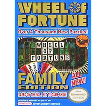 Wheel of Fortune Family Edition - Nintendo NES (Refurbished)