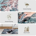 thumbnail image 3 of Floral Kitchen Mats for Floor Cushioned Anti Fatigue Non-Slip Waterproof Kitchen Rugs Premium PVC Kitchen Mat and Rug for Comfort Standing Heavy Duty Ergonomic Foam Rug, 3 of 5