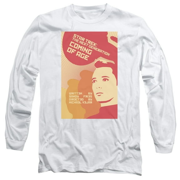 Star Trek Tng Season 1 Episode 19 Adult 18/1 T-Shirt White