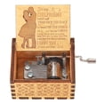 thumbnail image 2 of Caja de música de madera con manivela Retro regalo de Navidad para fiestas adorno de decoración para el hogar Hugtrwg  Para estrenar, 2 of 7