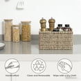 thumbnail image 2 of StorageWorks Hand-Woven Wicker Cutlery Holder with Handle, Flatware Basket Organizer, Seagrass, 2 of 6