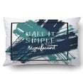 thumbnail image 1 of BOSDECO Housse de Coussin Citation Mode simple Mais Significative 20x30 Pouces, 1 of 2