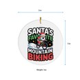 thumbnail image 5 of Mountain Biking Christmas Ornament 2025, Custom Gifts for Mountain Biking Lovers, Gift for Christmas, Xmas Tree Hanging Decoration, Gifts Sports Fan, Santa's Favorite Mountain Biking, 5 of 5