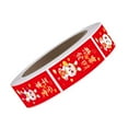 thumbnail image 4 of 500x/rollo de calcomanías de papel, manualidades decorativas de conejo, sellos de sobres navideños, etiquetas adhesivas de Feliz año Nuevo, etiquetas, 4 of 9