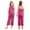 A Hot Pink, variant on iiniim Kids Girls Halter Shiny Sequins Jazz Latin Dance Jumpsuit Sleeveless Romper Long Pants Sky Blue 8