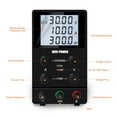 thumbnail image 2 of Alimentation de Laboratoire USB DC 60V 5A Régulée, Réglable, Régulateur de Tension 30V 10A, Stabilisateur, Commutation, Source de Banc, 2 of 6