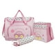 thumbnail image 1 of 4 unids/set Bolsas De Pañales Para bebés Sunnimix Totalizador De La Momia impermeable Color Rosa, 1 of 6