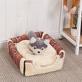 thumbnail image 4 of Cama nido/sofá para gatos, suave y cálida para invierno, casa portátil tipo iglú para gatos, mini cama para perros pequeños, cama para gatos, gatitos, cachorros y conejos., 4 of 5