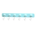 thumbnail image 1 of Miangastore Simple Free of Punch Hook Adhesive Wall Mounted Hanger Seamless Door Rear Shelving (Blue), 1 of 8