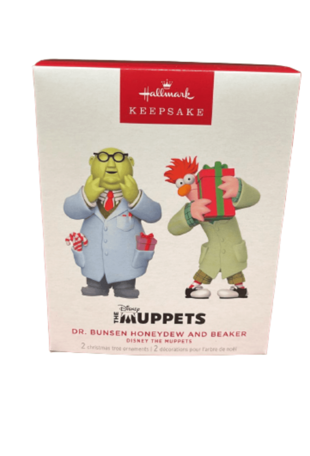 Hallmark 2023 Keepsake Muppets Dr. Bunsen Honeydew and Beaker Ornaments