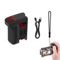 thumbnail image 1 of Aluminum Alloy Street Grip Kit for Action 3/4 / 5 Pro / 6 Series Cameras,Metal Cage Camera Grip Holder with Magnetic Bluetooth Module,One-Touch Shooting,Multi-Port Expansion for Versatility, 1 of 8