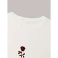 thumbnail image 3 of Men's Floral Print Cotton T-Shirt - Crew Neck, Short Sleeve, Regular Fit | Machine Washable, 3 of 5